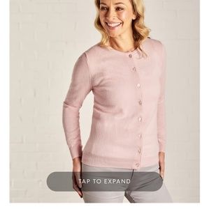 Joseph A pink button down cardigan